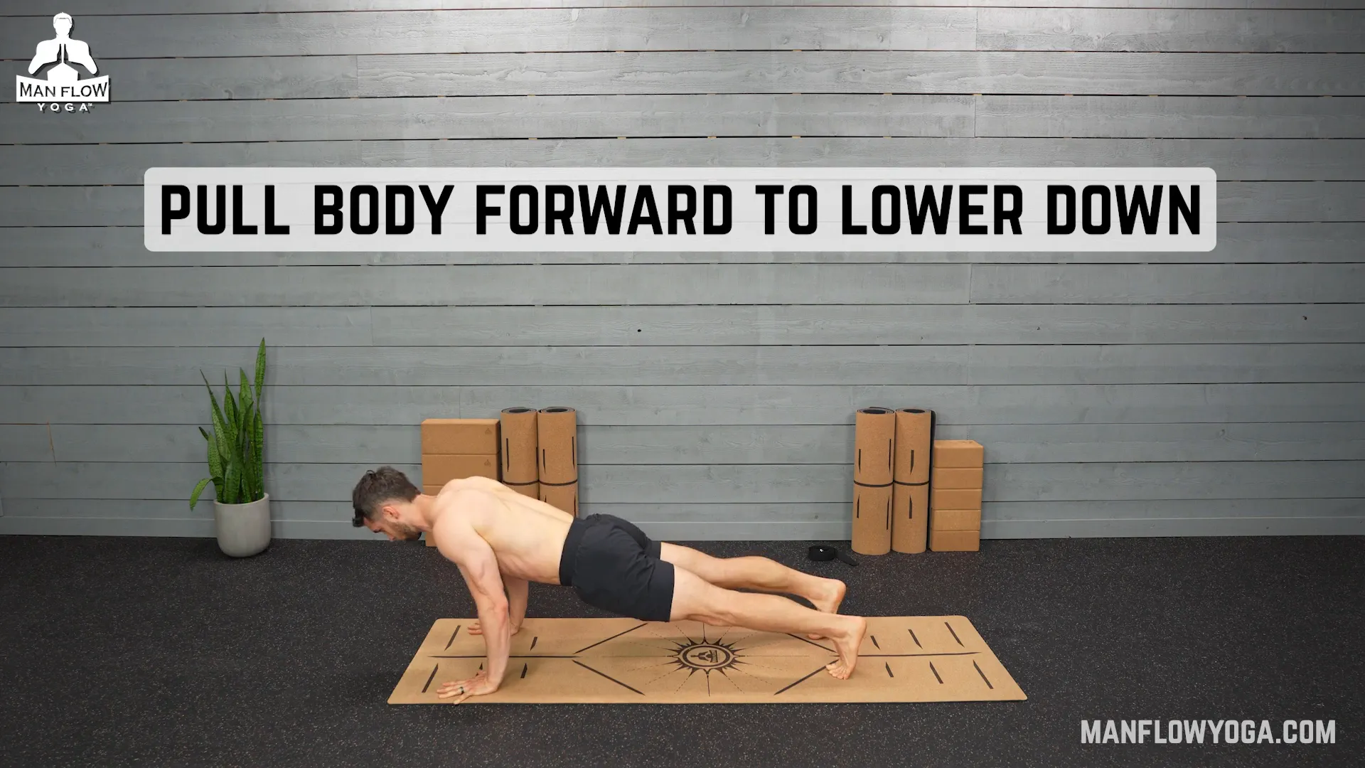 Transitioning from high plank to low plank with proper elbow and shoulder alignment